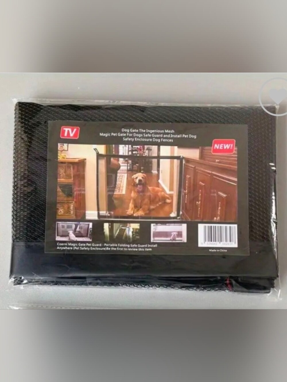 Coperni Portable Mesh Dog Gate - Black